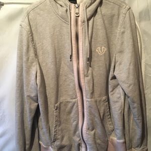 True religion zip up hoodie